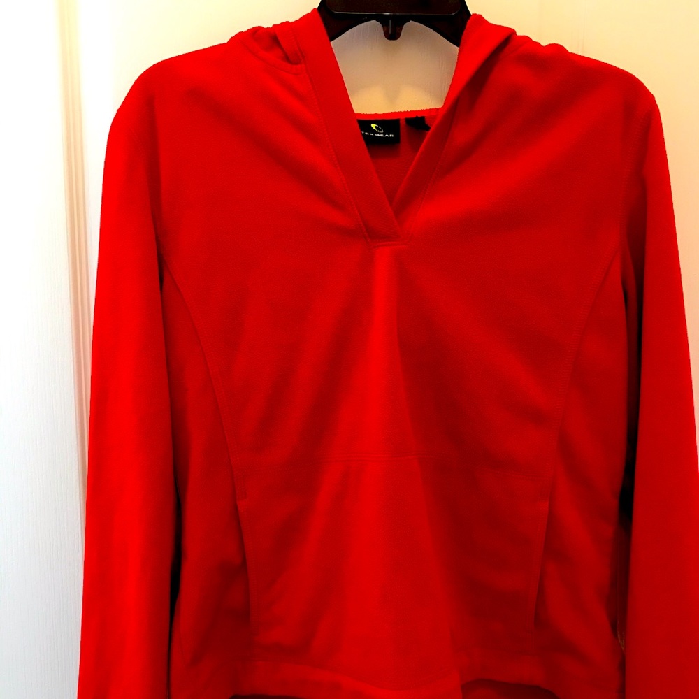 Red Fleece Hoodie